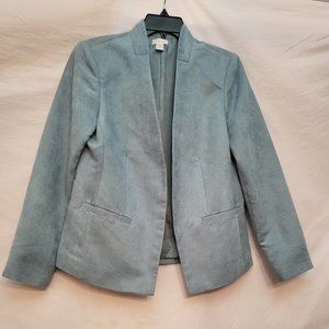 Chico's Teal Ultra Suede Jacket Size 0